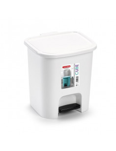 CUBO PEDAL BLANCO 7.5 LITROS