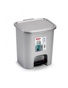 CUBO PEDAL GRIS 7.5 LITROS