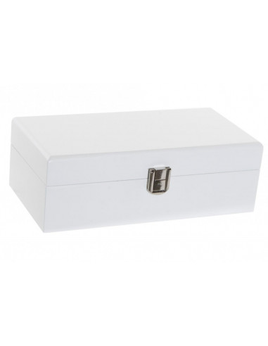 JOYERO MDF ESPEJO 20X10X6 ESPEJO BLANCO