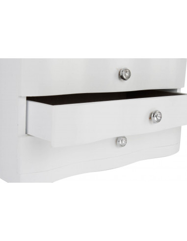 JOYERO MDF TERCIOPELO 27X18X16 ESPEJO...