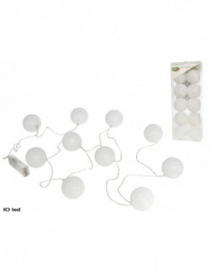GUIRNALDA 10 LED BOLAS 6 CM...