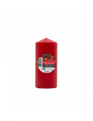 VELA ROJA FRUTAS DEL BOSQUE 140G