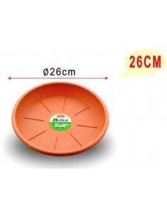 PLATO MACETA PLASTICO 26CM